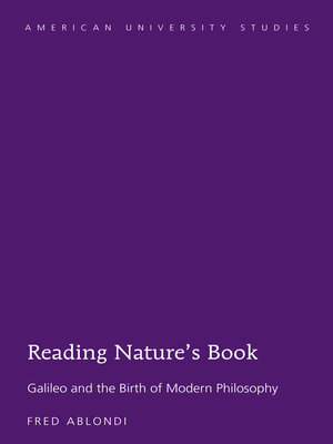 cover image of Reading Nature's Book
